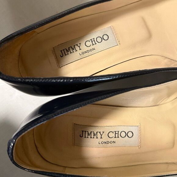 Jimmy Choo Patent leather pointed kitten heels - Picture 5 of 6